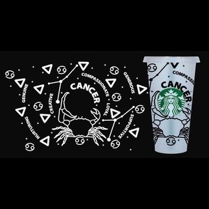 Custom zodiac Starbucks cups